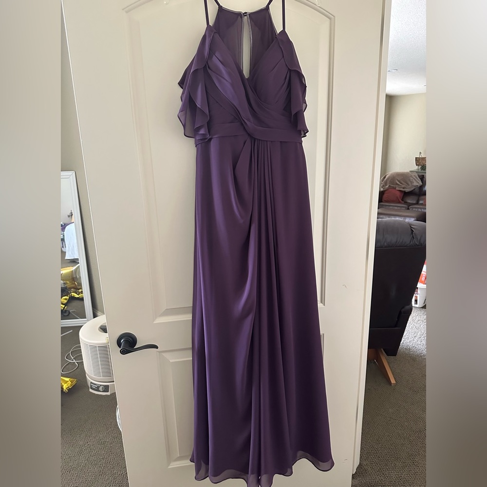 Purple azazie dress